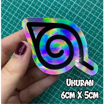 

Sticker Hologram Anime - Naruto - Konoha Sticker Baru