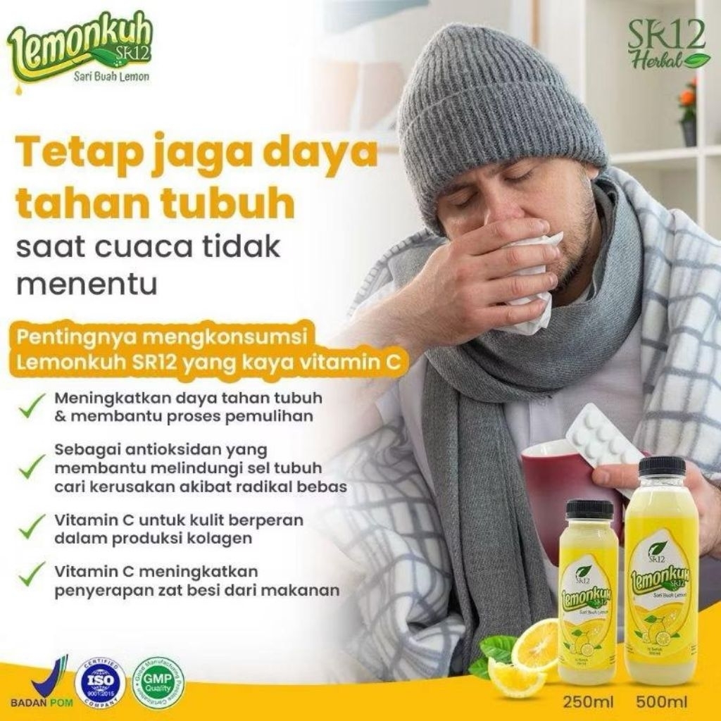 

￼LEMONKUH SR12 / SARI BUAH LEMON / MENURUNKAN BERAT BADAN / MENINGKATKAN DAYA