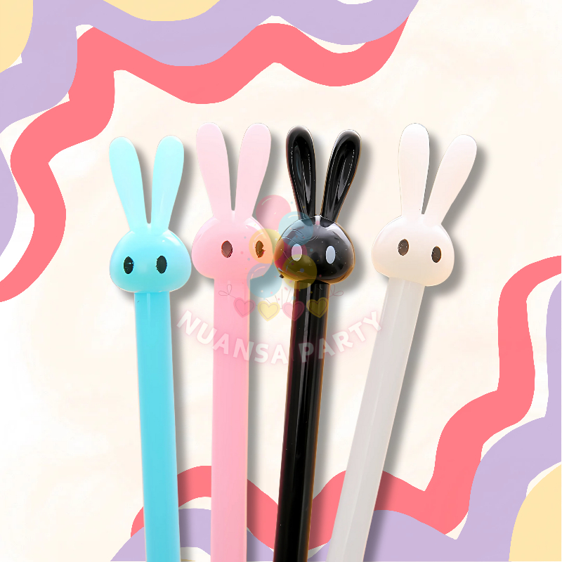 

NP • Pen Karakter Gel Lucu Pastel Kelinci Bunny