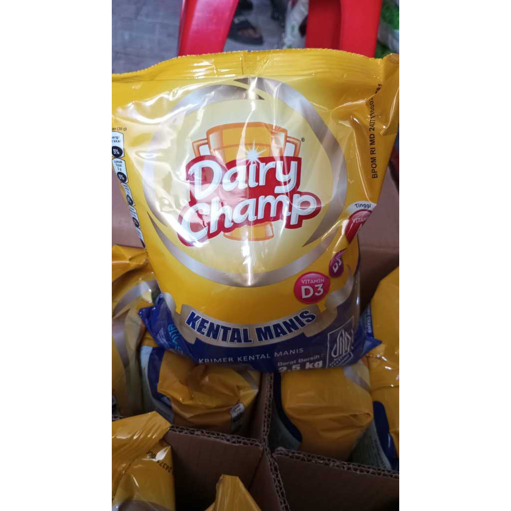 

SKM Susu kental Manis Dairy Champ 2.5kg Termurah