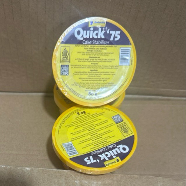 

Zeelandia SP Quick 75 Cake Emulsifier 80gr Pelembut Penstabil Kue
