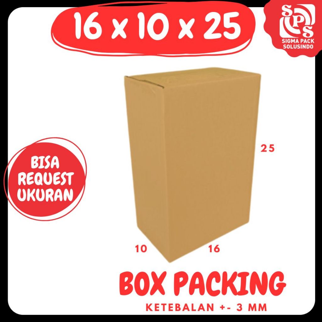 

kardus 16x10x25 box Packing A1 box 16x10x25 Dus Kardus botol Kotak Kemasan zigma pack