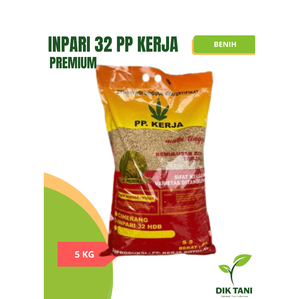 Benih Padi Premium INPARI 32 PP KERJA