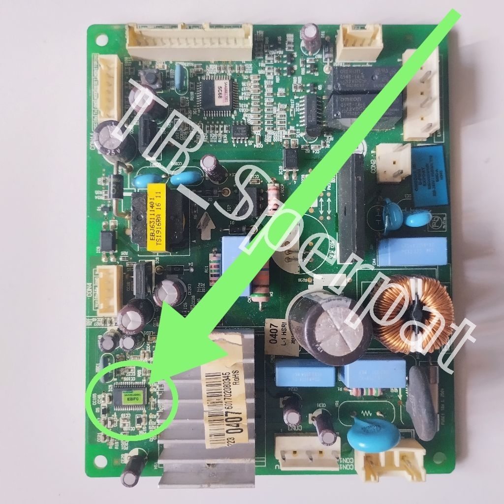 TMPM375FSDMG 0407 IC KULKAS LG INVERTER