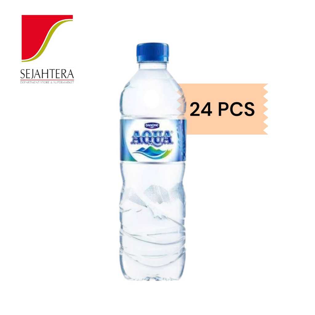 

AQUA 600ml Botol 24pcs – Air Mineral Karton Isi 24, Segar & Praktis untuk Stok Harian