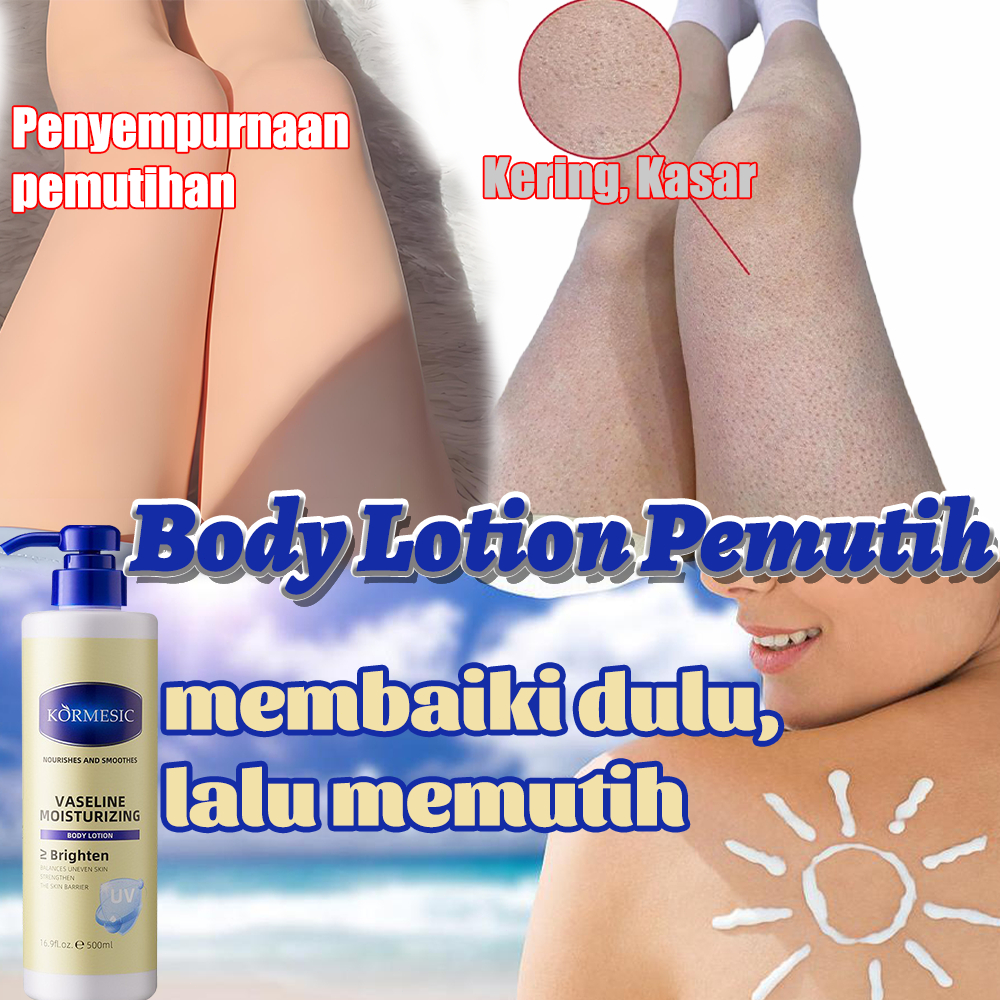 Hand body pemutih Vasline body lotion Lotion pemutih badan 500ml Vaseline body lotion Hanbody pemuti