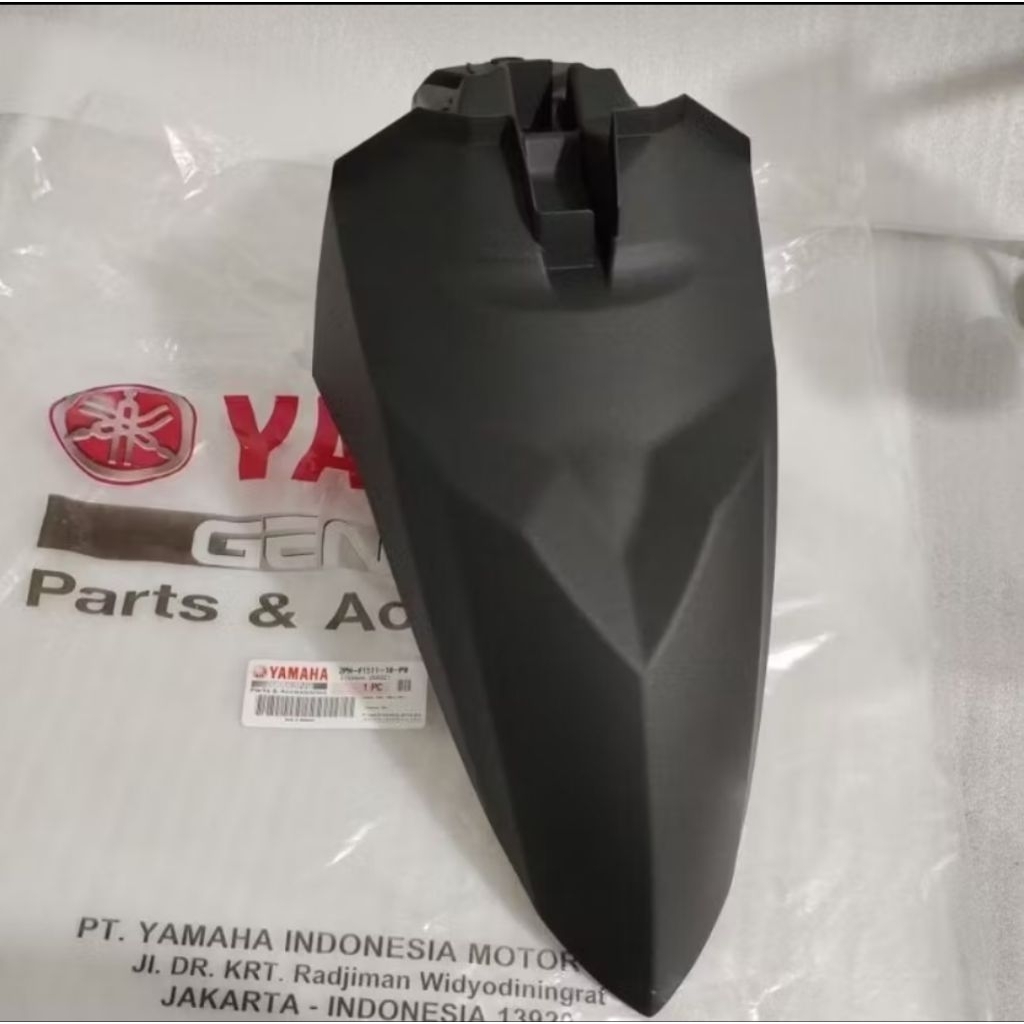 spakbor depan mio m3, mio z hitam doff ori yamaha (p0)