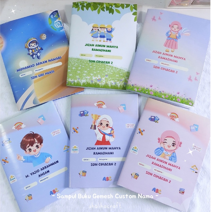 

Sampul buku Custom nama & sekolah (baca deskripsi)