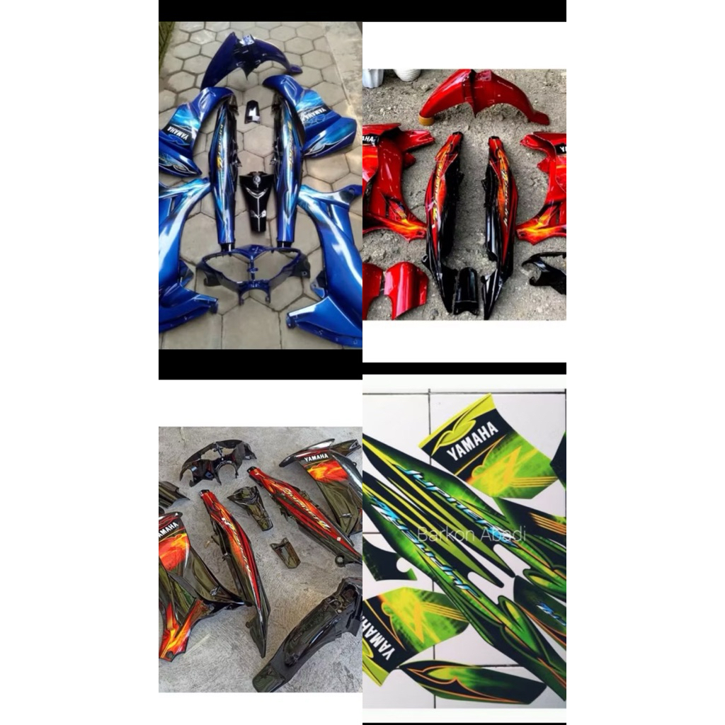 Yamaha Jupiter Burung Hantu 2006-2009 warna Biru, Hijau, hitam, merah