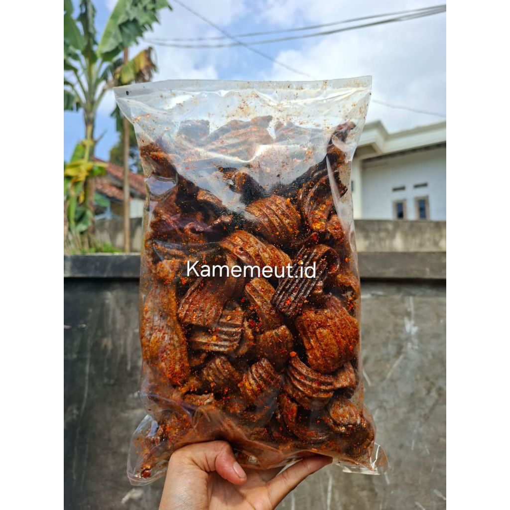 

Seblak Jengkol/Kerupuk jengkol pedas 500 gram