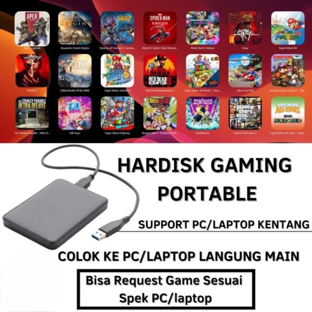 Hardisk External PC/Laptop 160GB 250GB 320GB