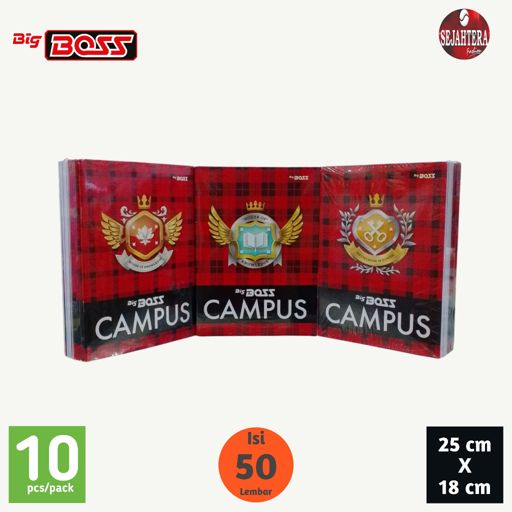 

Buku Tulis BigBoss Campus 50 Lembar