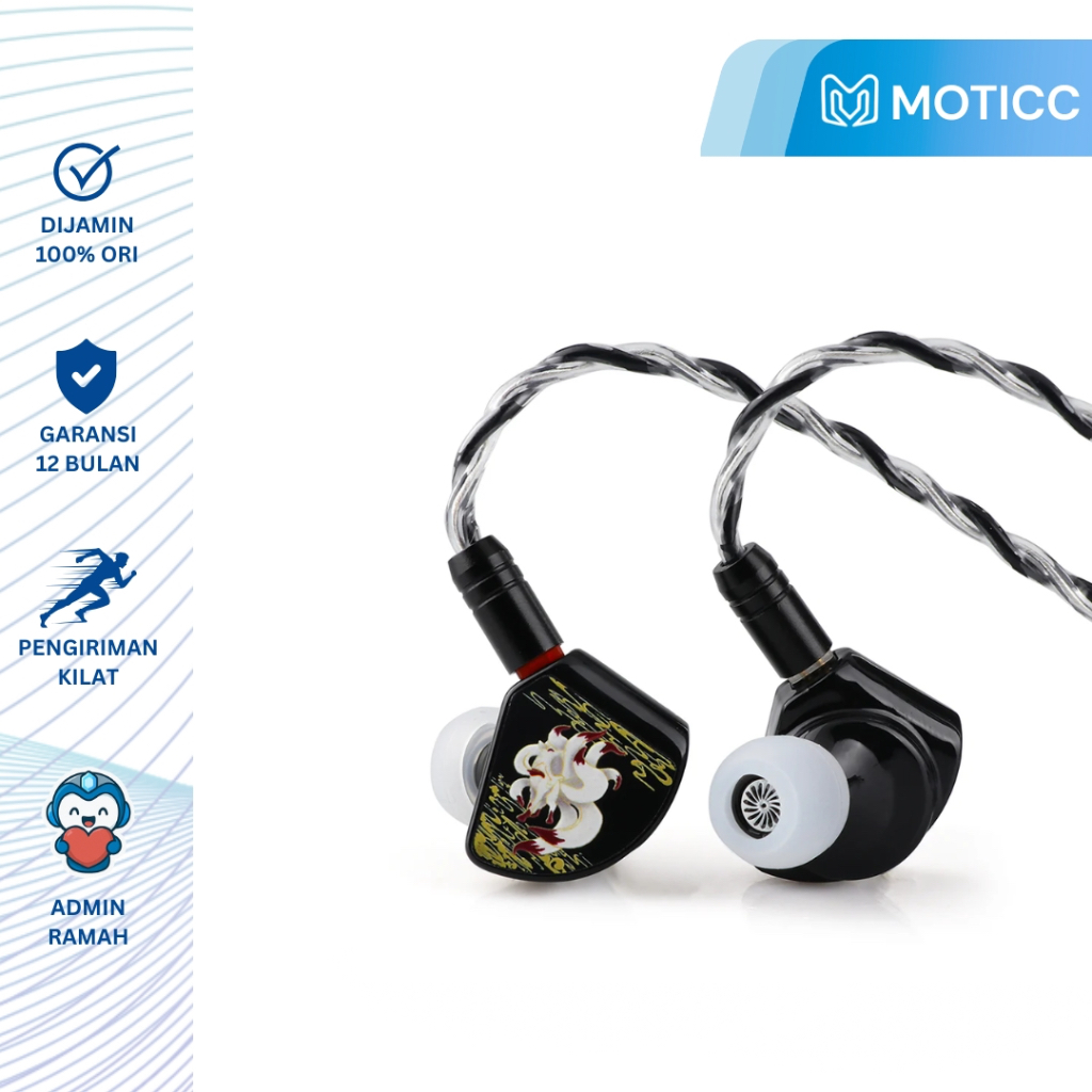 KINERA Celest Gumiho Square Planar Driver + BA In Ear Monitor Earphone