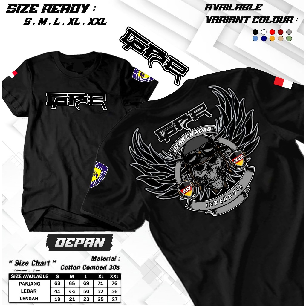 BAJU KAOS GBR GRAB ON ROAD #GBR #GRABONROAD