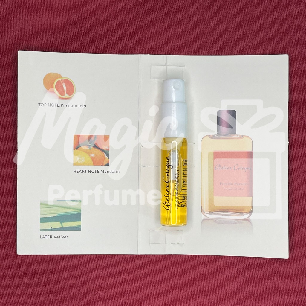 Atelier Cologne Pomelo Paradis, 2015 Tester Parfum 2ml Wewangian Parfum Botol/Sampel Parfum/Vial Par