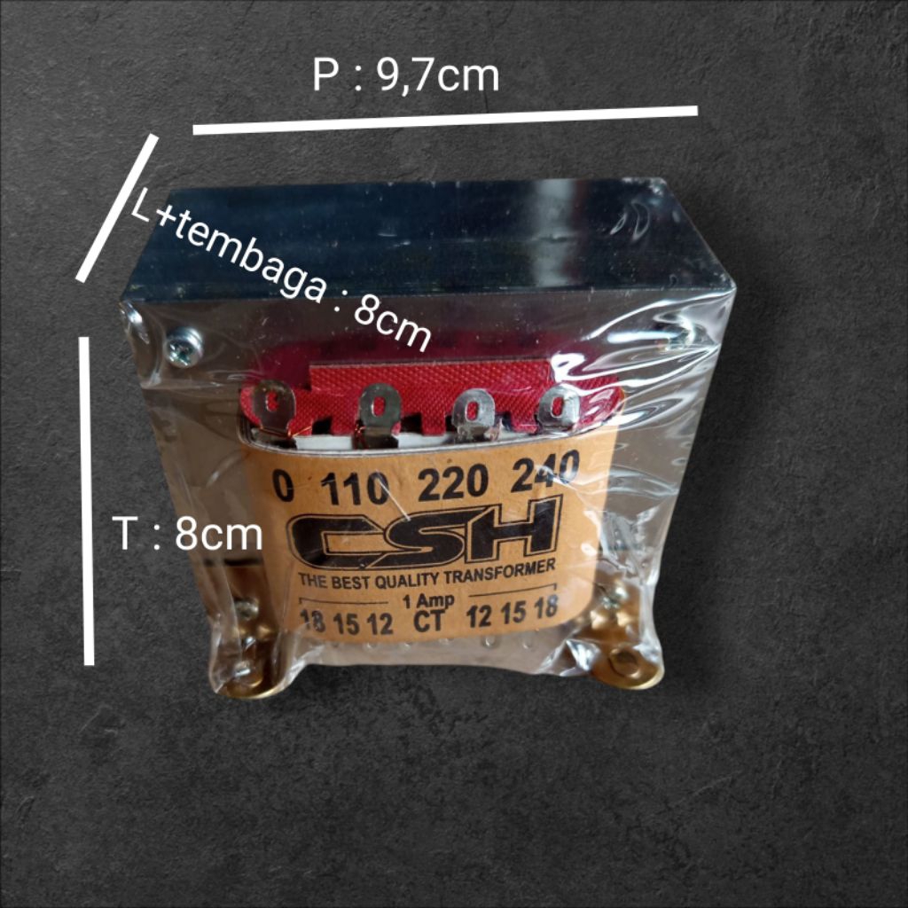 TRAFO CSH 10A CT 45V kecil TEMBAGA MURNI