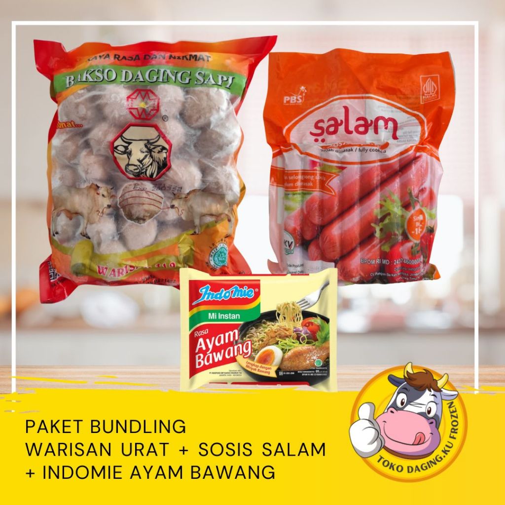 

Paket Bundling Bakso Warisan + Sosis Salam + Indomie Ayam Bawang