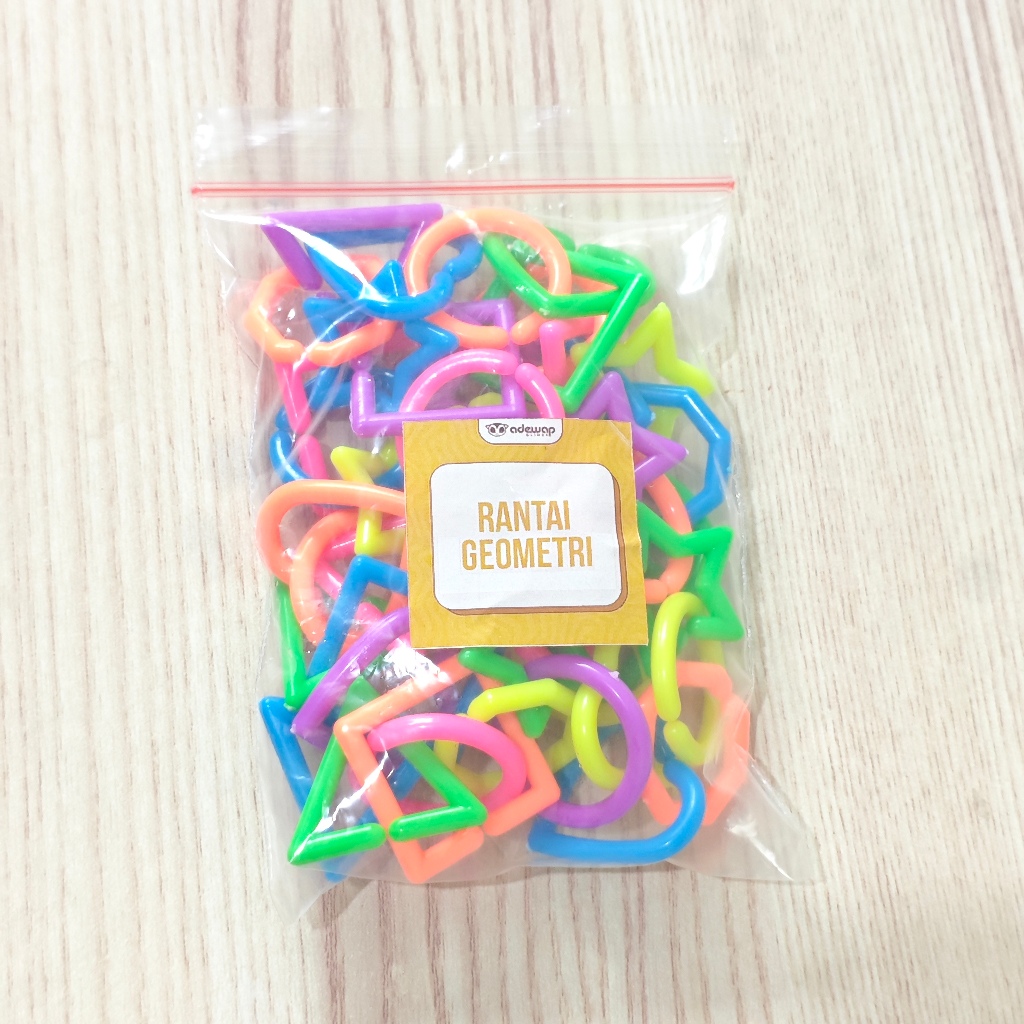 ADEWAP GLIDER Rantai Mainan Plastik Geometri Aksesoris Kandang Sugar Glider