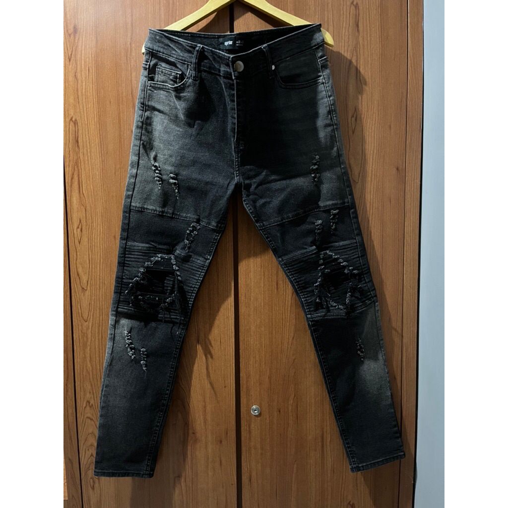 celana uprise jeans