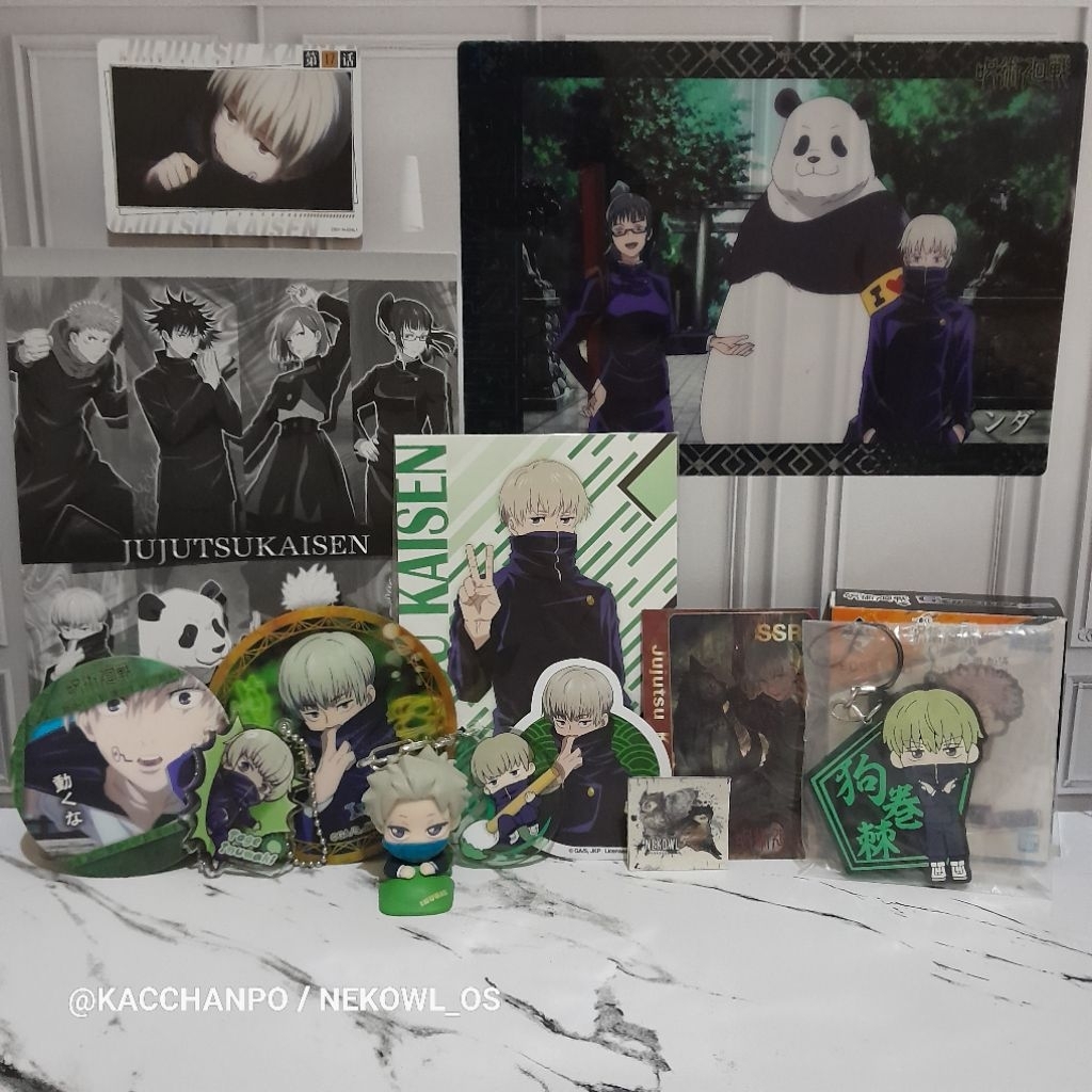 AAB Inumaki Toge Official Merchandise Jujutsu Kaisen Merch Anime JJK Big Clear Poster Postcard Posca