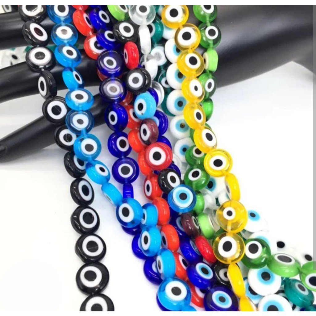 BATU MATA DATAR 4X2 BENING / BATU MATA / BAHAN KERAJINAN GELANG KALUNG / CRAFT / BAHAN DIY