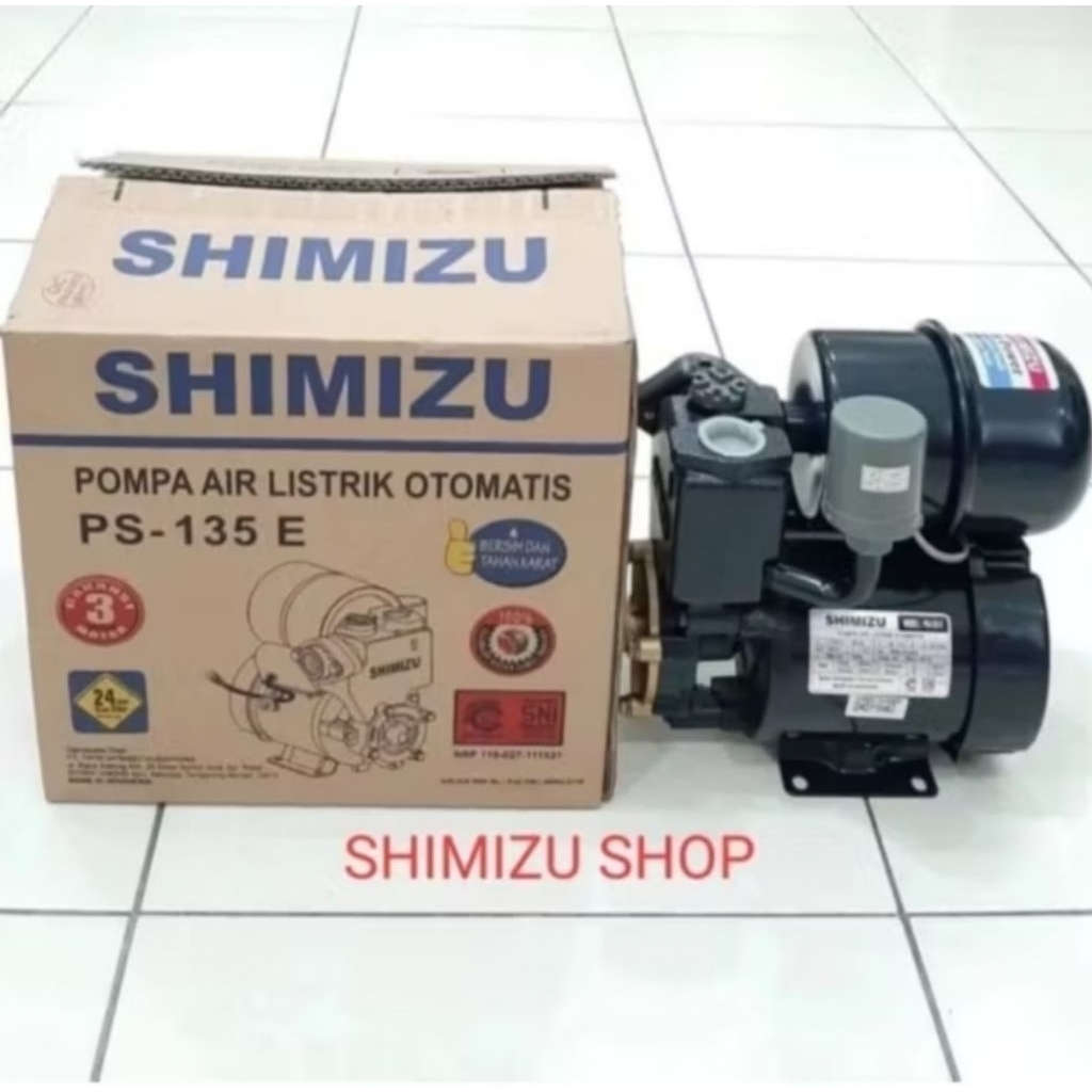 Pompa Air Shimizu PS135E /  Pompa Air Pendorong Shimizu PS 135E