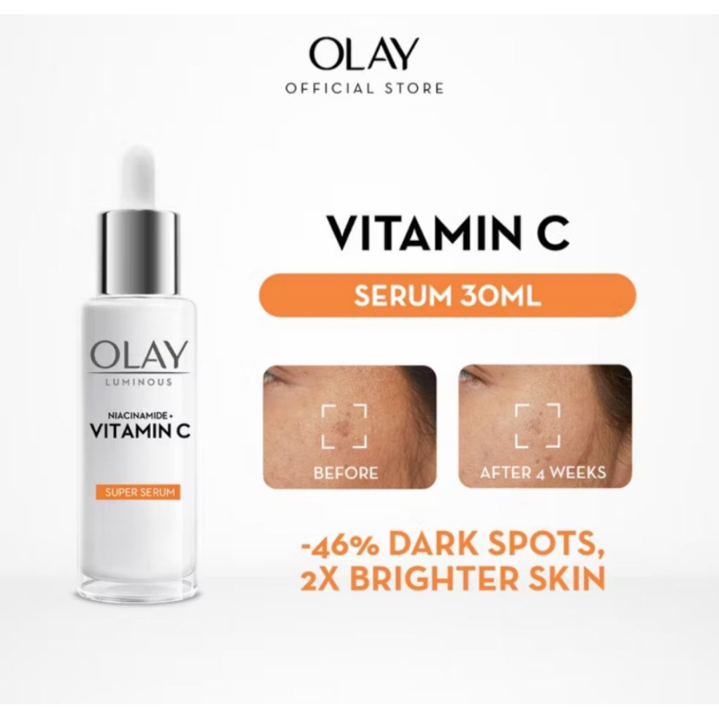 Olay Luminus Niacinamide + Vitamin C Super Serum 30ml Original