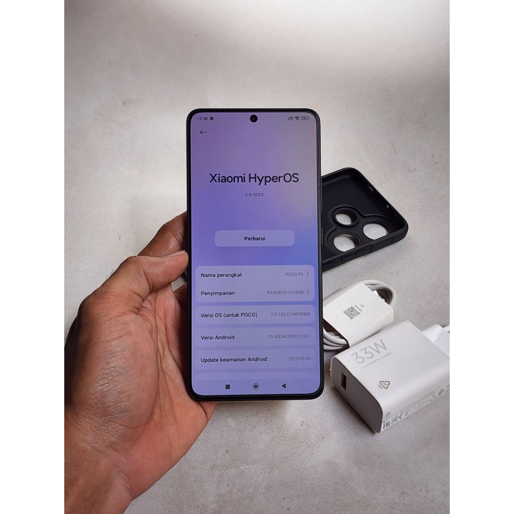 Poco F6 12/512GB Xiaomi Hp Seken Secon Bekas Android NFC