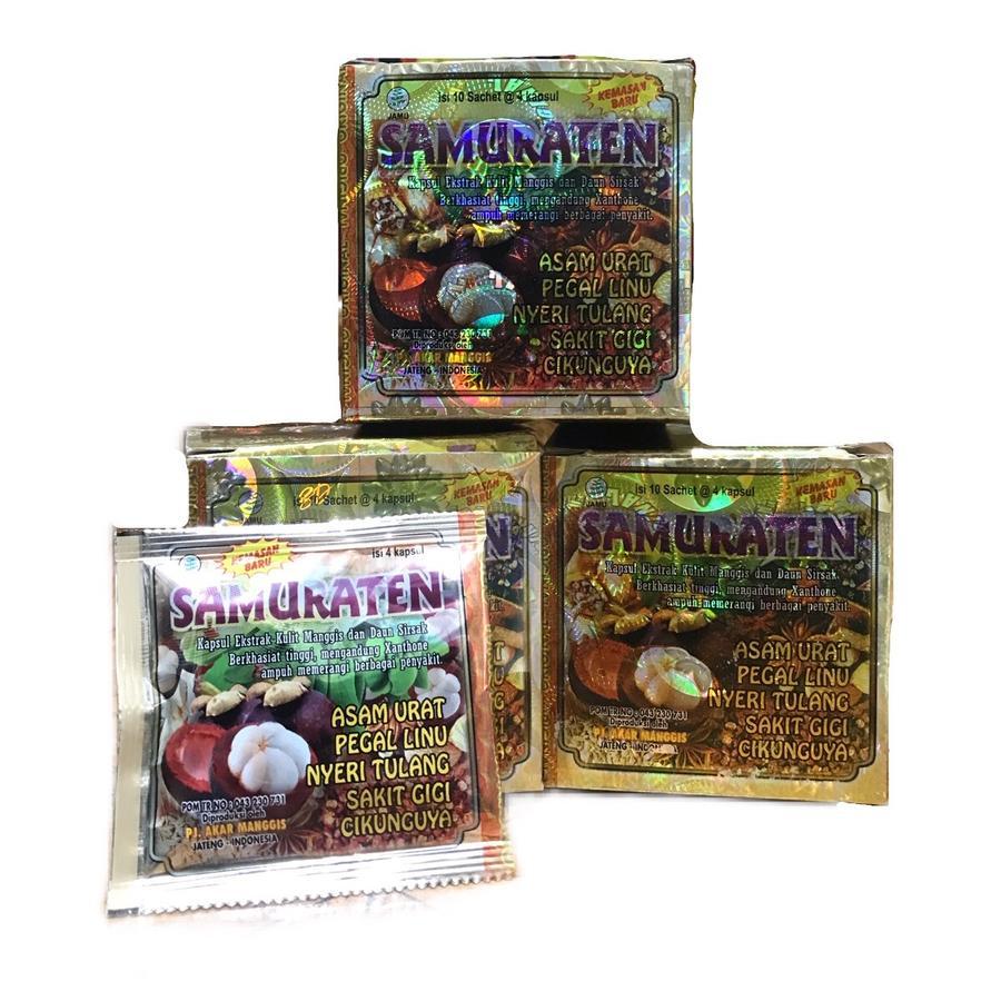 

SAMURATENN KAPSUL UNTUK ASAM URAT / EXTRAK KULIT MANGGIS