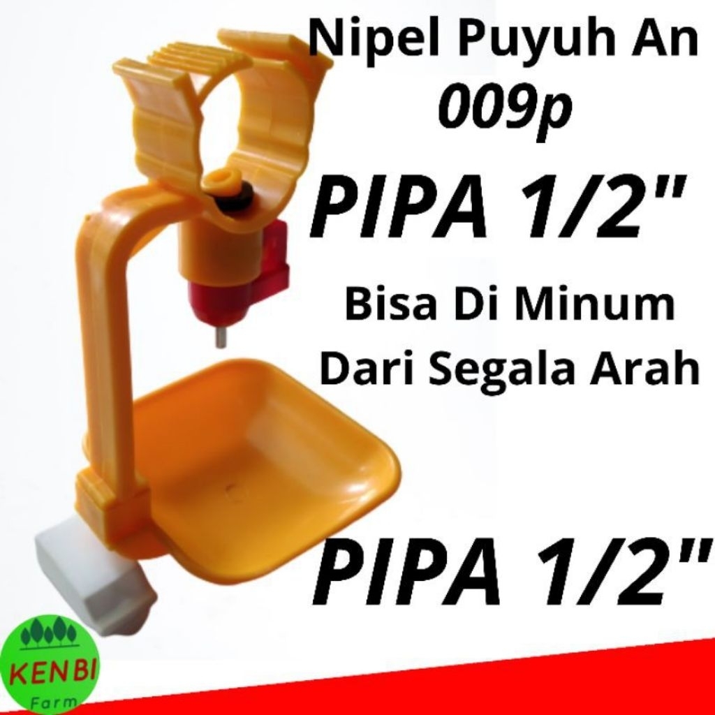 Nipel Nepel Nipple Puyuh Petelur Nipel puyuh 360 Nepel an 009 Ukuran Pipa 1/2 inchi