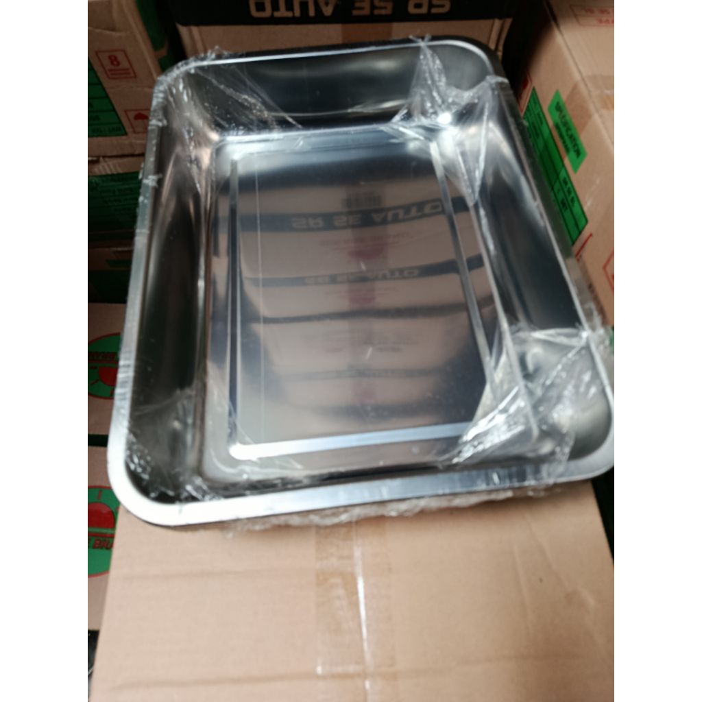 NAMPAN STAINLESS UKURAN 40X30X7 ISI 8 PCS