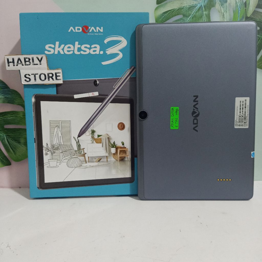 ADVAN SKETSA 3 RAM 6/128GB SECOND FULLSET