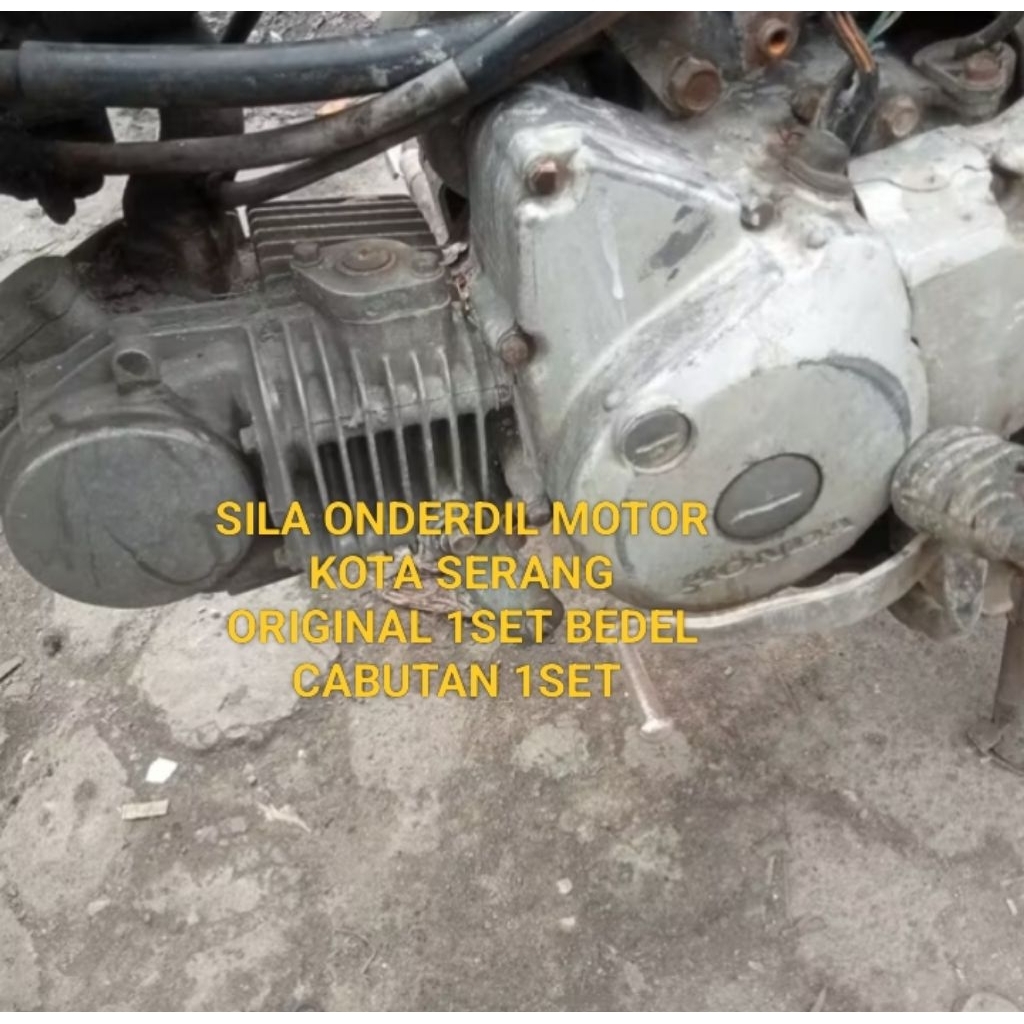 MESIN HONDA KARISMA PNP SUPRA X 125 OLD 1SET PENGAPIAN