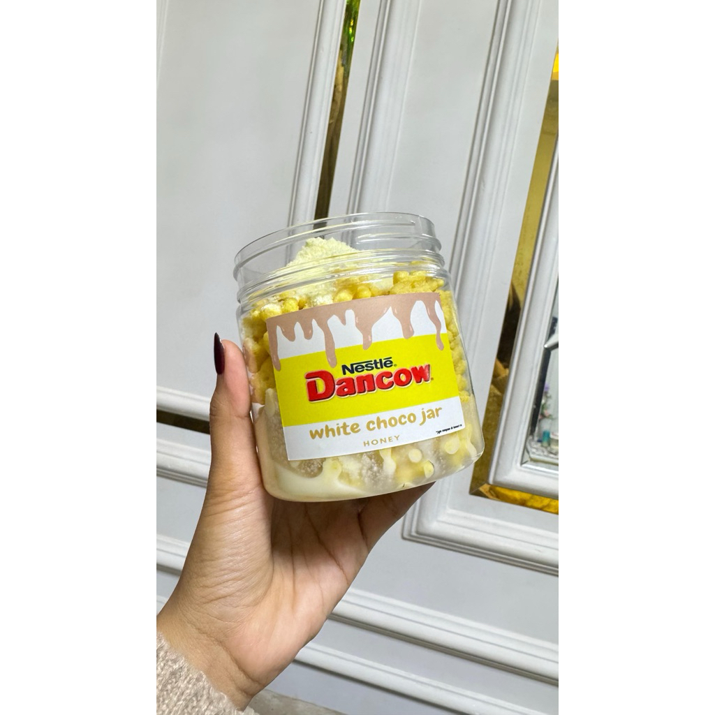 

DANCOW WHITE CHOCO JAR CEMILAN COKELAT SUSU DANCOW