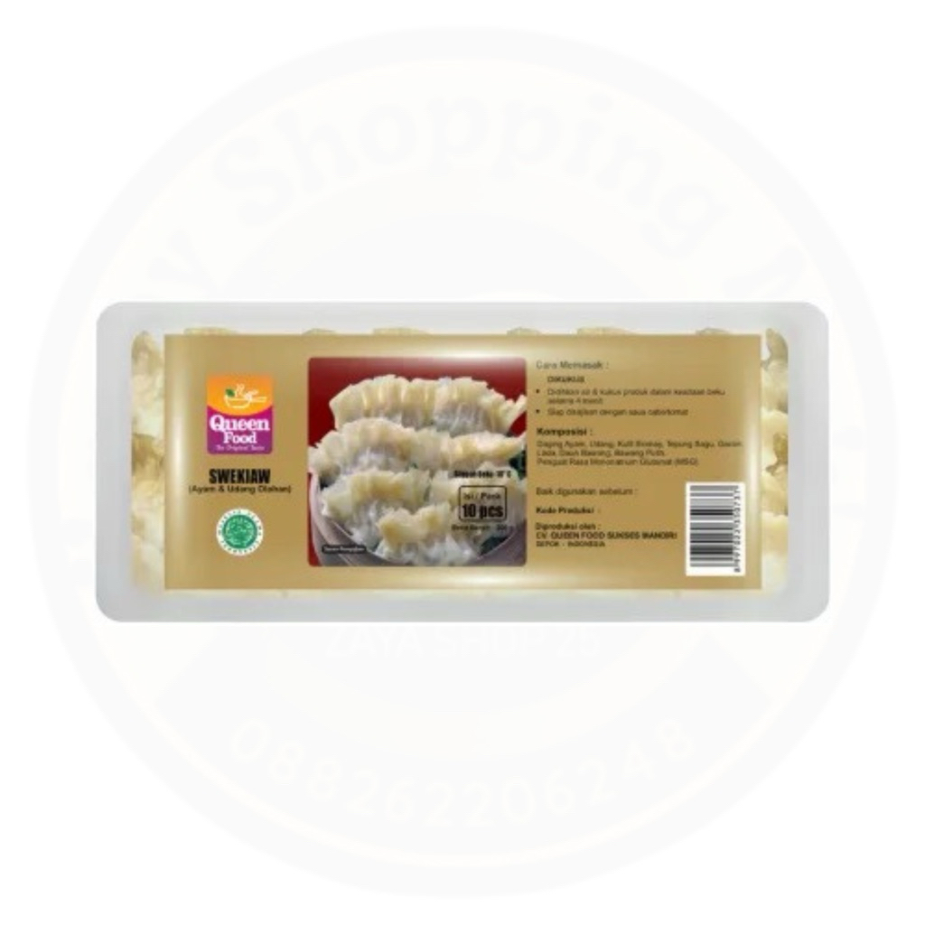 

QUEEN FOOD SWEKIAU 200 gr (Dimsum Lipat Khas Oriental)