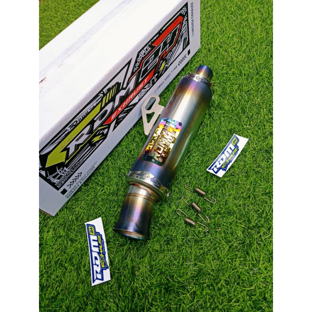 Silincer only RDM 24 Exhaust model salemba blue purple in38 pnp Vario nmax Aerox pcx beat mio