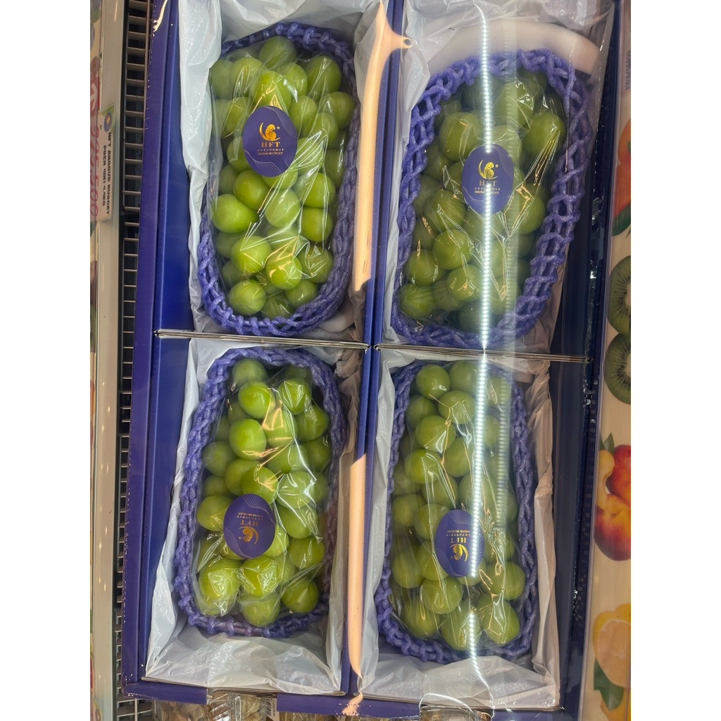 

Anggur Shine Muscat | Anggur Grend Muscat Fresh 4,4kg | Box