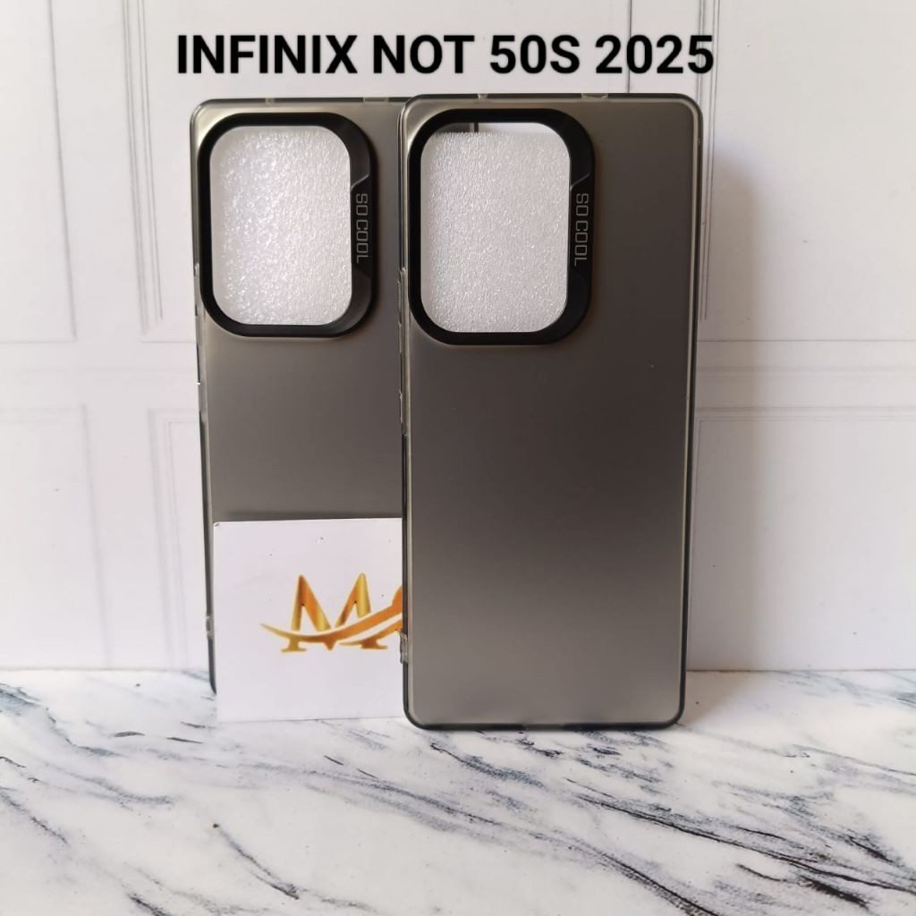 Case Imd Black Hitam Infinix Not 50s 2025 Hybrid Plate Hologram