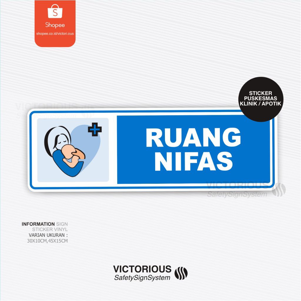 

Sticker Information Sign Ruang Nifas