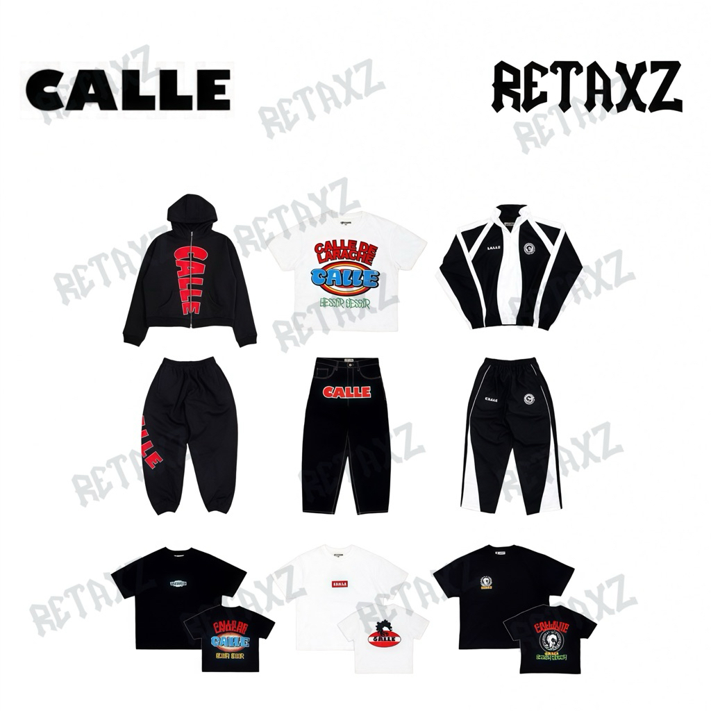 Calledelarache - CALLE Full Zip Hoodie  / Tee / Hoodie / Sweatpants / Tracktop / Trackpants