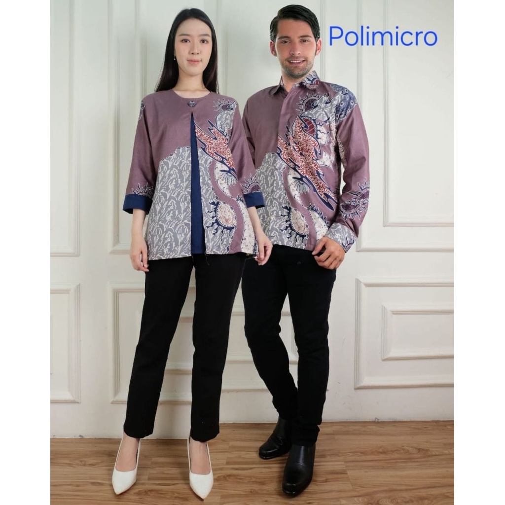 kopell-batik-kemeja-atasan-blus-bolero-slayer-ungu-lilac-dijual-terpisah-cod