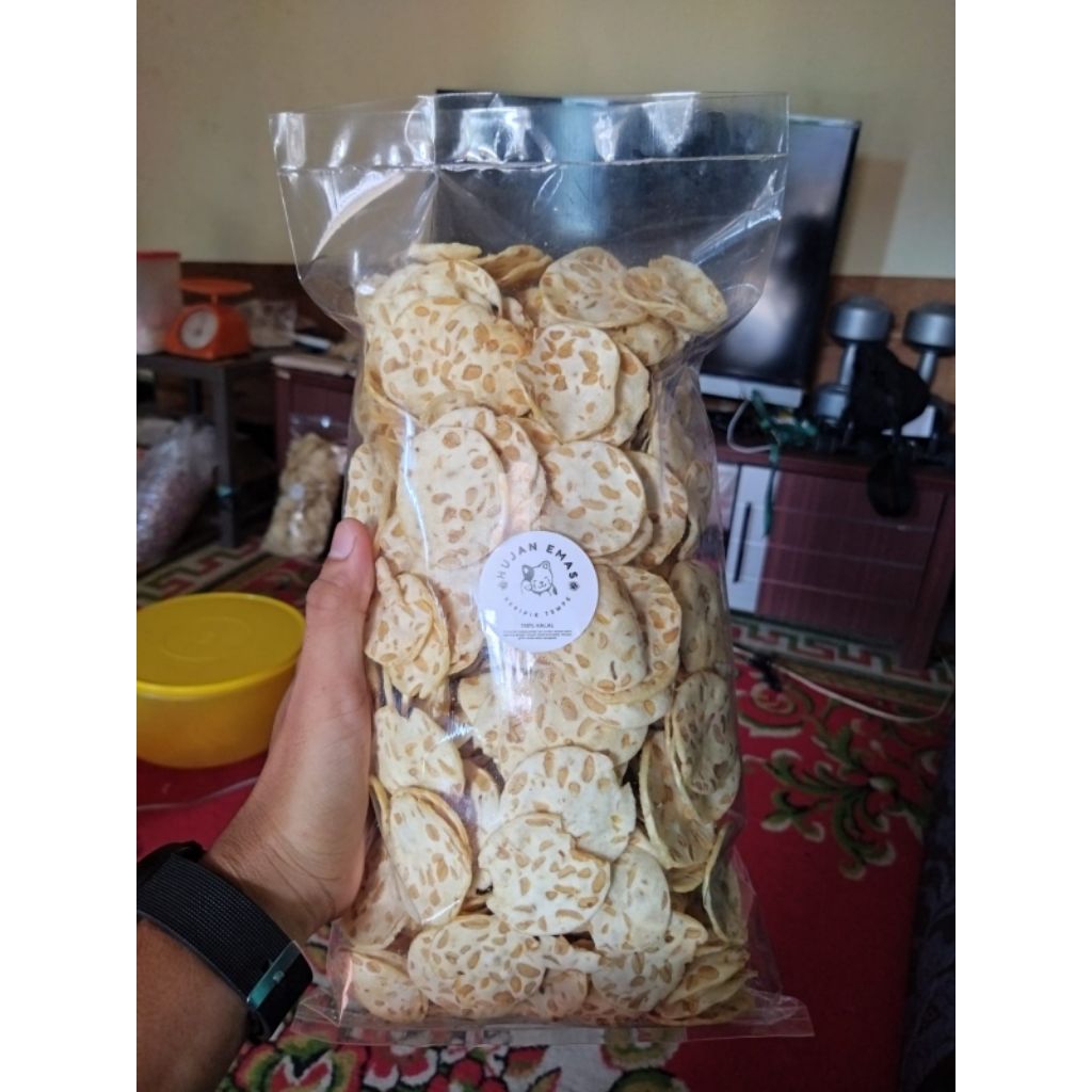

Keripik Tempe Hujan Emas 250g&500g