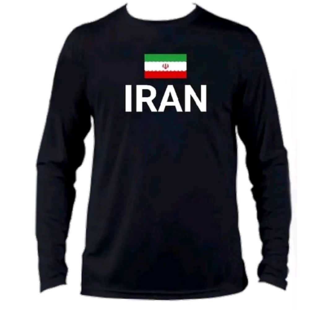 Kaos Lengan Panjang Iran Desain Simpel