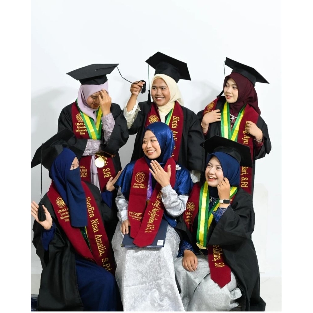 (Promo) Selempang Wisuda bordir / Selempang Wisuda bludru/ Selempang wisuda kalung