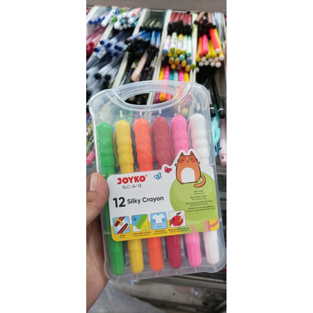 

Crayon Krayon Silky Crayon Joyco 12 Warna