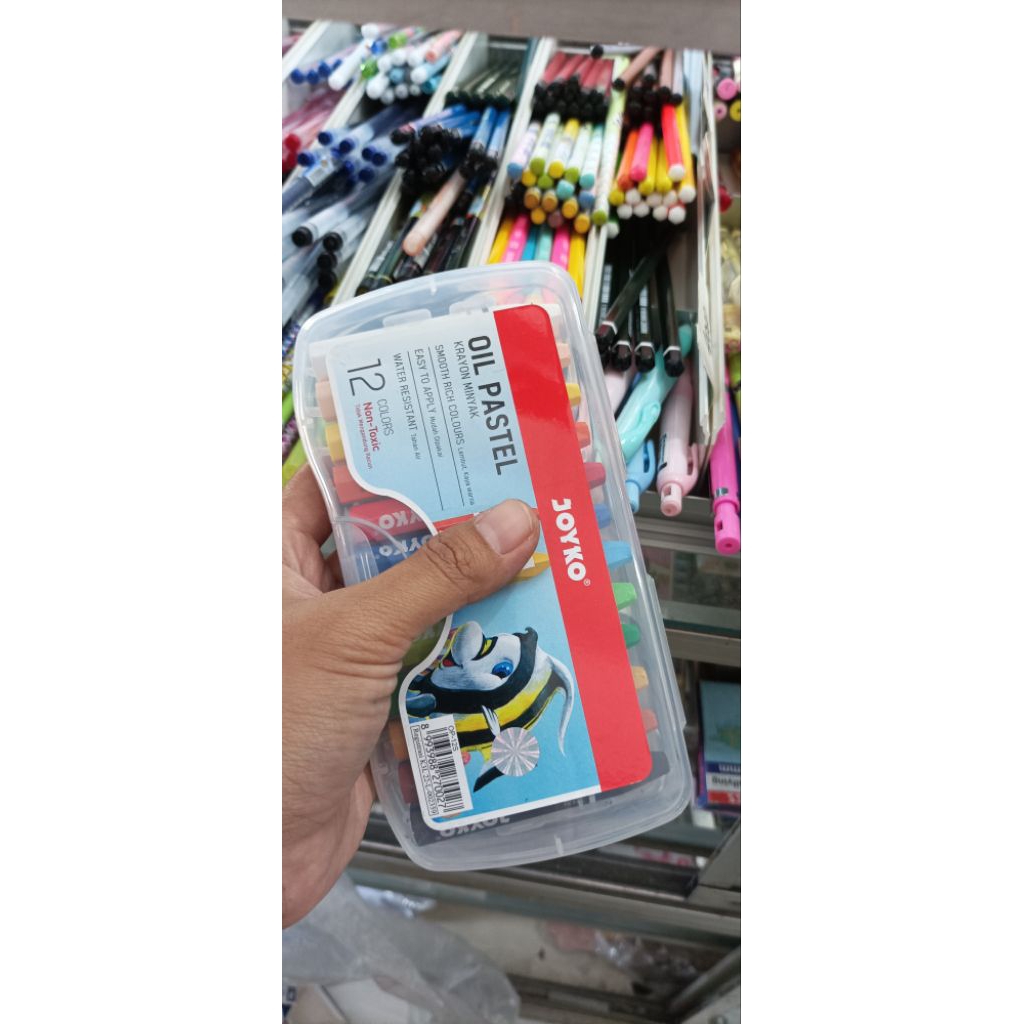 

Krayon Crayon Joyko 12 Warna Oil Pastel