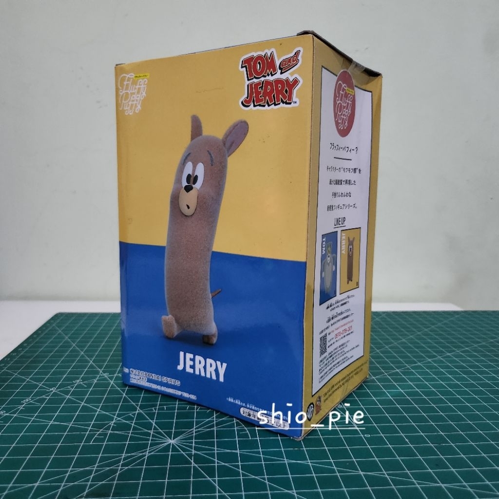 Tom And Jerry Funny Art Fluffy Puffy Figure Jerry