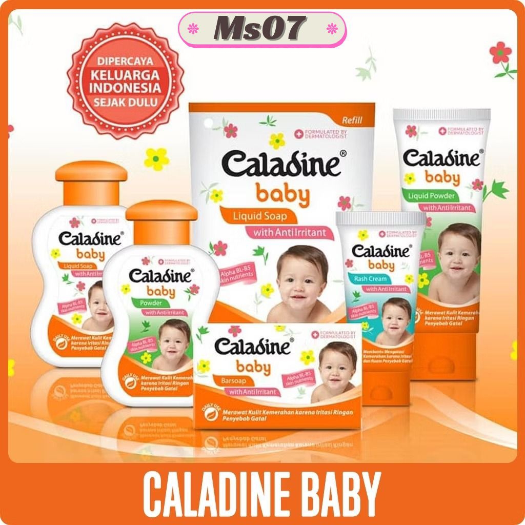 Caladine Baby – Sabun Mandi, Bedak, Krim Ruam Popok & Lotion Bayi