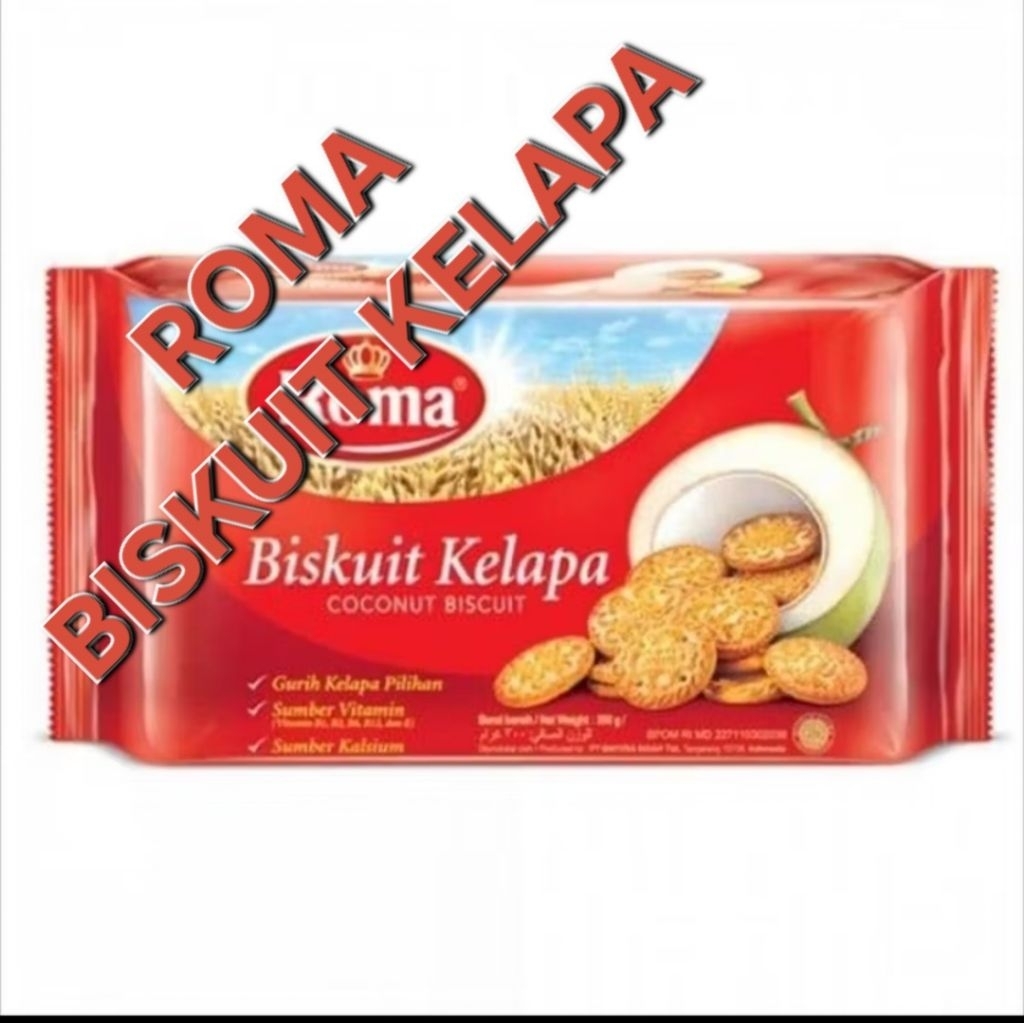 

ROMA BISKUIT KELAPA 300gr/bks