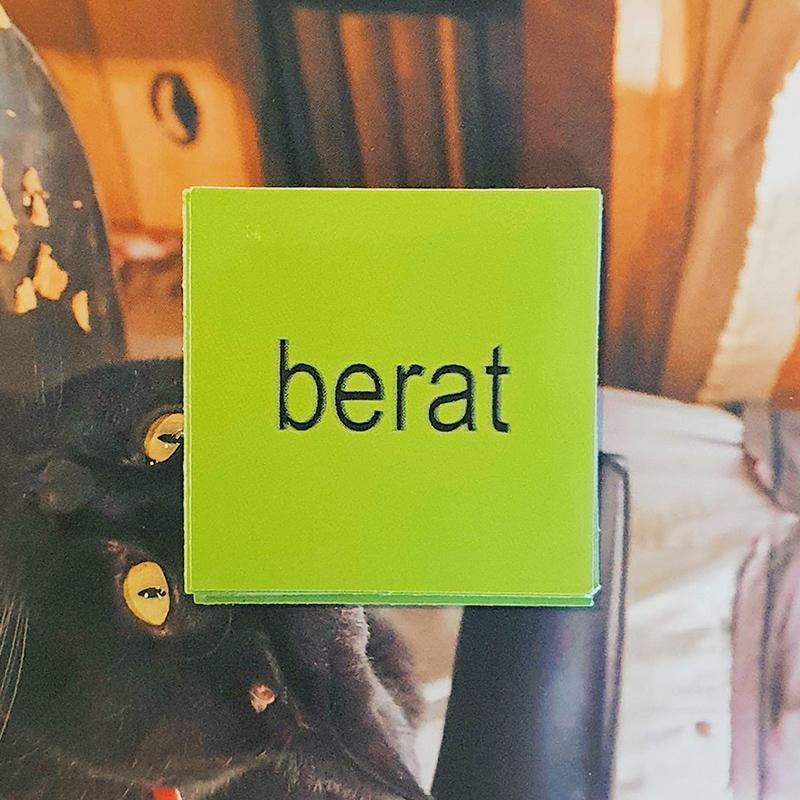

Berat - Vinyl Sticker - Waterproof - Stiker Tahan Air